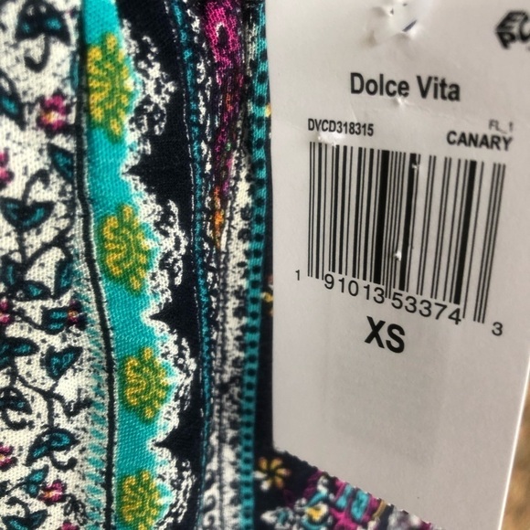 Dolce Vita Open Shoulder Top Canary - Picture 6 of 8